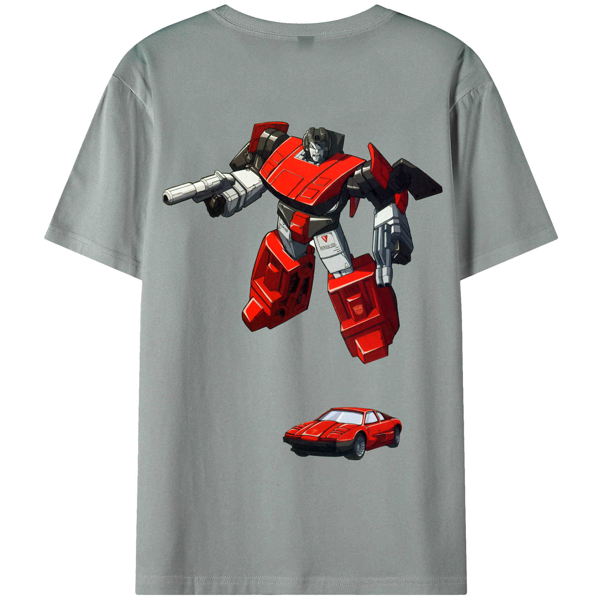 （画像用）  綿100％ メンズ半袖Tシャツ（バックプリント） 通気性